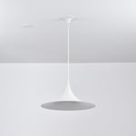 Semi Arch Pendant Light – Designer Aluminum Swag Lamp for Dining & Living Spaces