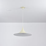 Semi Arch Pendant Light – Designer Aluminum Swag Lamp for Dining & Living Spaces