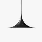 Semi Arch Pendant Light – Designer Aluminum Swag Lamp for Dining & Living Spaces