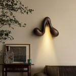 Sera Flow Wood Wall Light – Sculptural LED Sconce for Modern Interiors