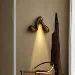Sera Flow Wood Wall Light – Sculptural LED Sconce for Modern Interiors