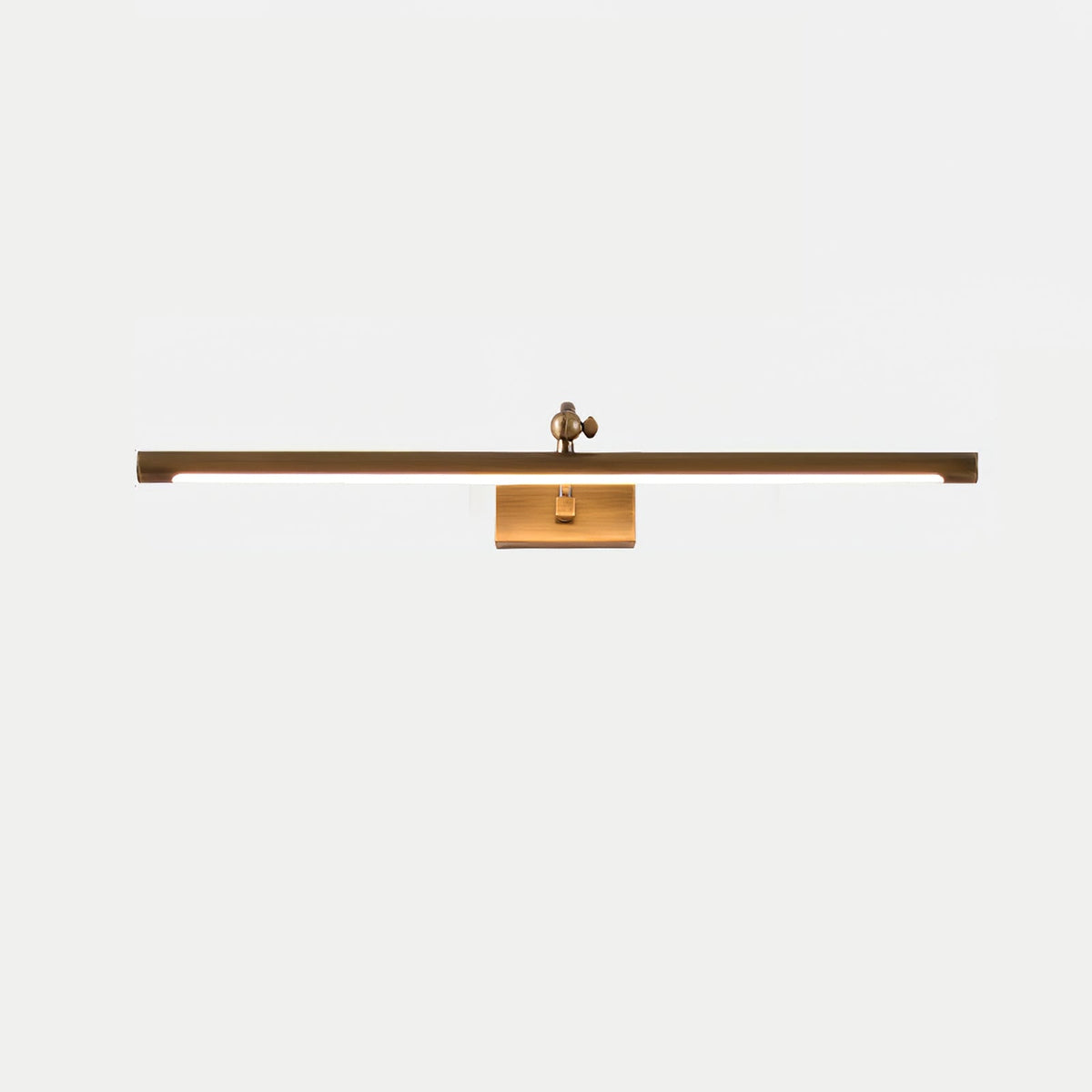 Serelune Pivot Vanity Wall Light – Antique Brass LED Sconce