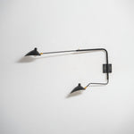 Sculptural Multi-Arm Spider Wall Sconce in Black or White
