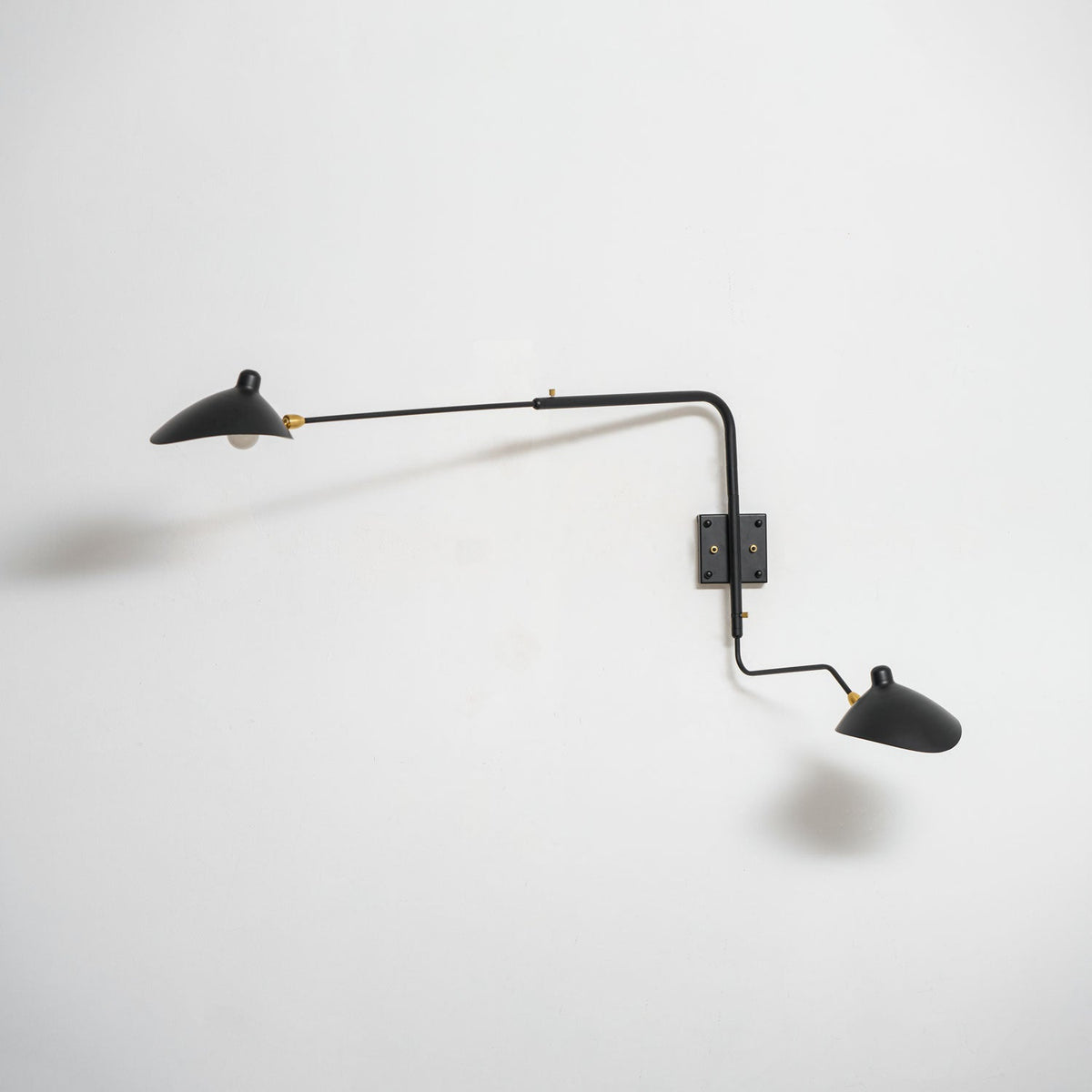 Sculptural Multi-Arm Spider Wall Sconce in Black or White