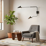 Sculptural Multi-Arm Spider Wall Sconce in Black or White