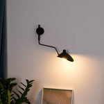 Sculptural Multi-Arm Spider Wall Sconce in Black or White