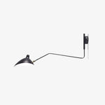 Sculptural Multi-Arm Spider Wall Sconce in Black or White