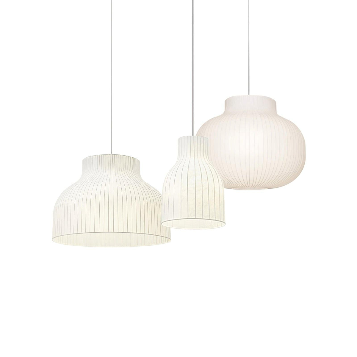 Serica Trio Silk Pendant Collection