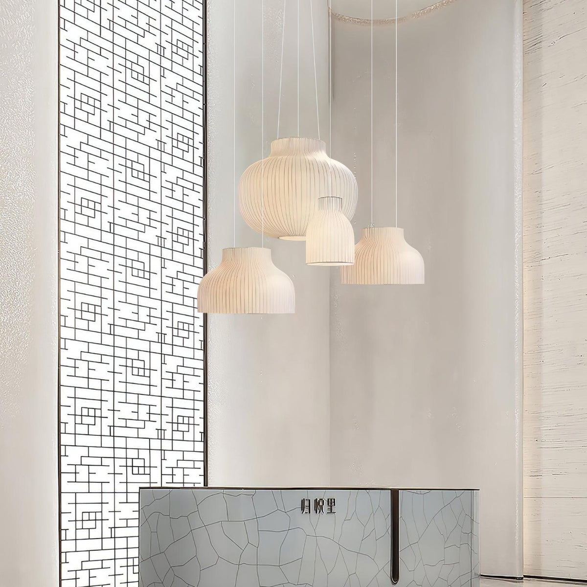 Serica Trio Silk Pendant Collection