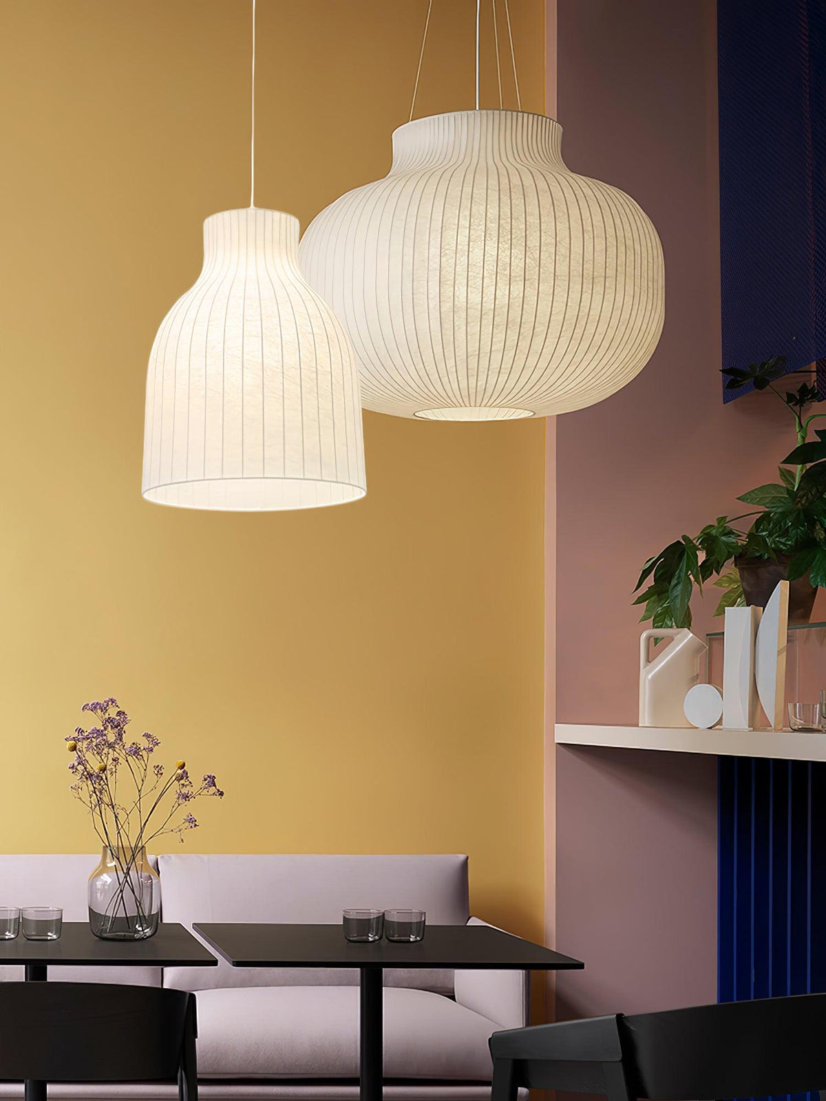 Serica Trio Silk Pendant Collection