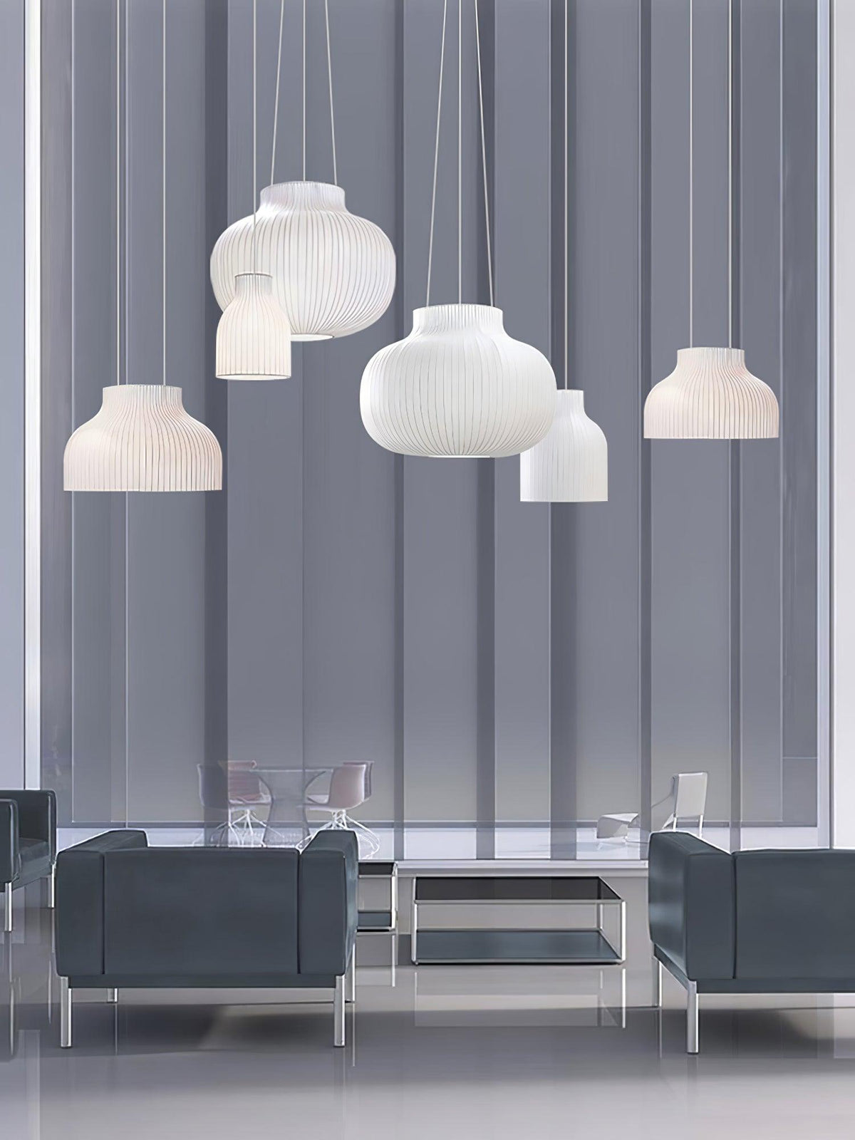 Serica Trio Silk Pendant Collection