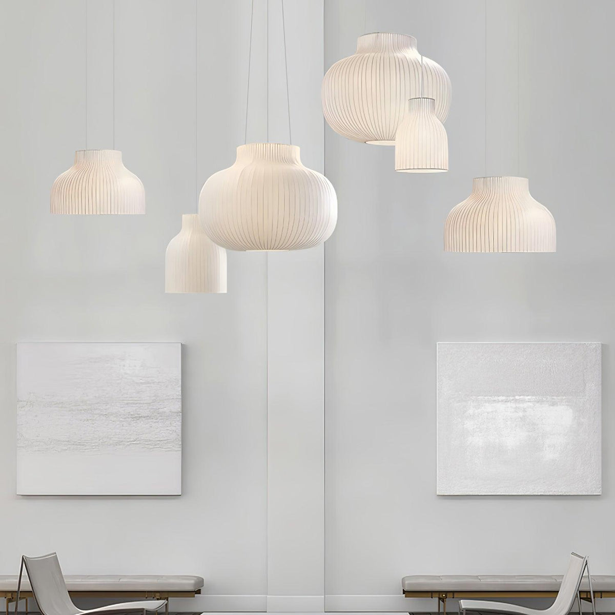 Serica Trio Silk Pendant Collection