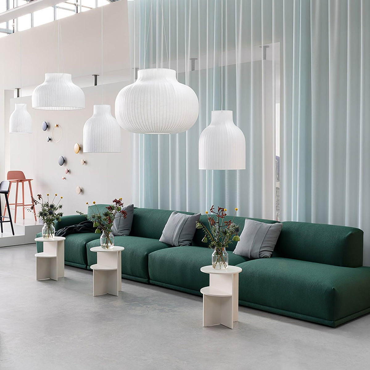 Serica Trio Silk Pendant Collection