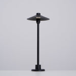 Shadowcap LED Path Light – Minimalist Outdoor Garden Lamp in Black