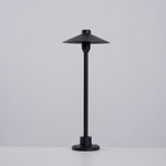 Shadowcap LED Path Light – Minimalist Outdoor Garden Lamp in Black