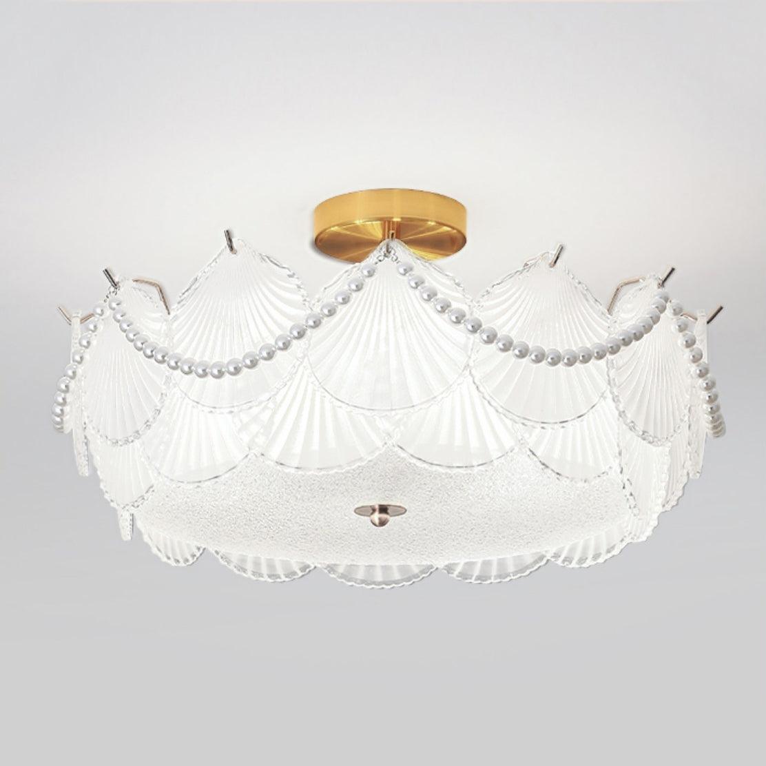 shell-glass-ceiling-lamp