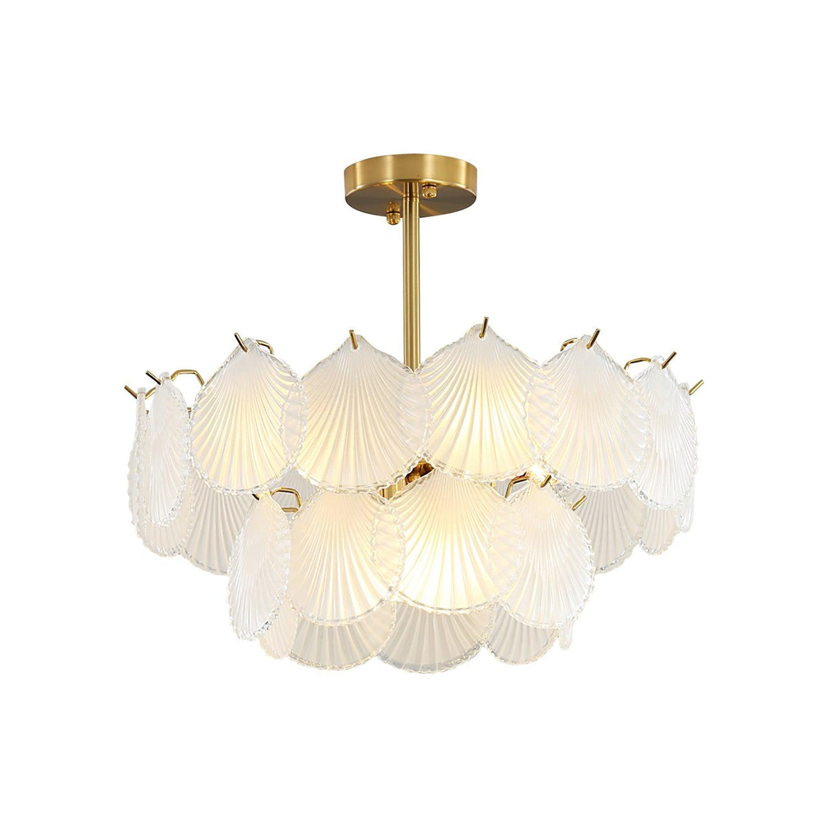 shell-glass-chandelier