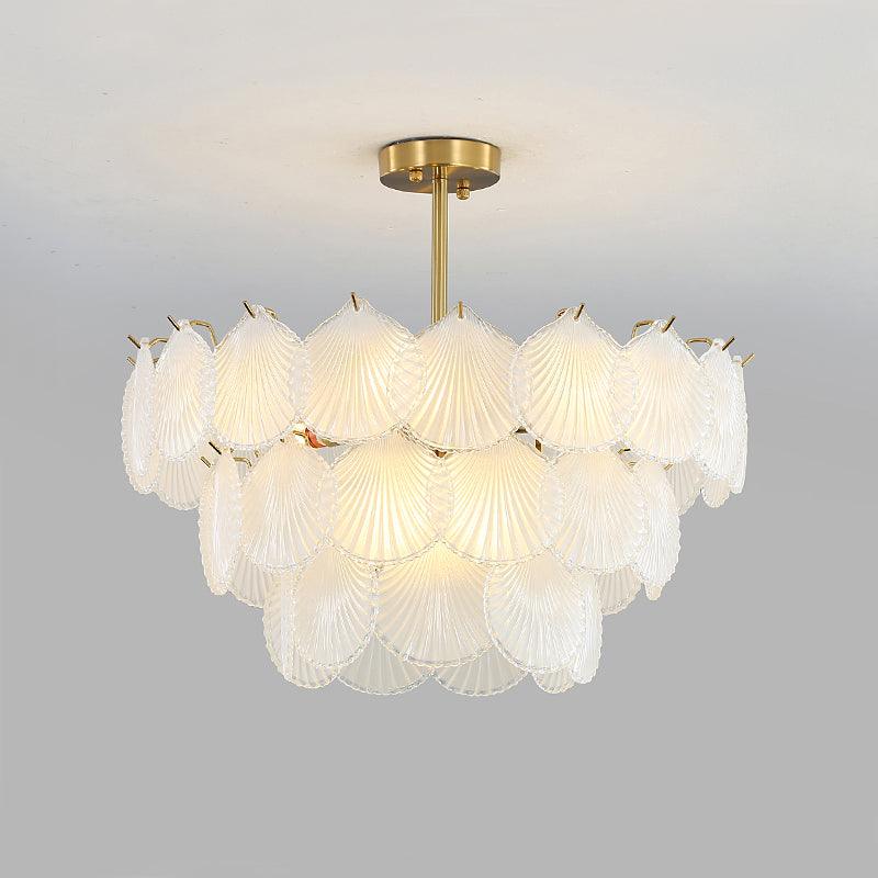shell-glass-chandelier