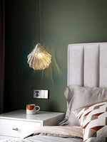 Shell Mini Pendant Light – Hand-Blown Glass & Brass