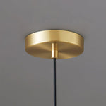 Shell Mini Pendant Light – Hand-Blown Glass & Brass