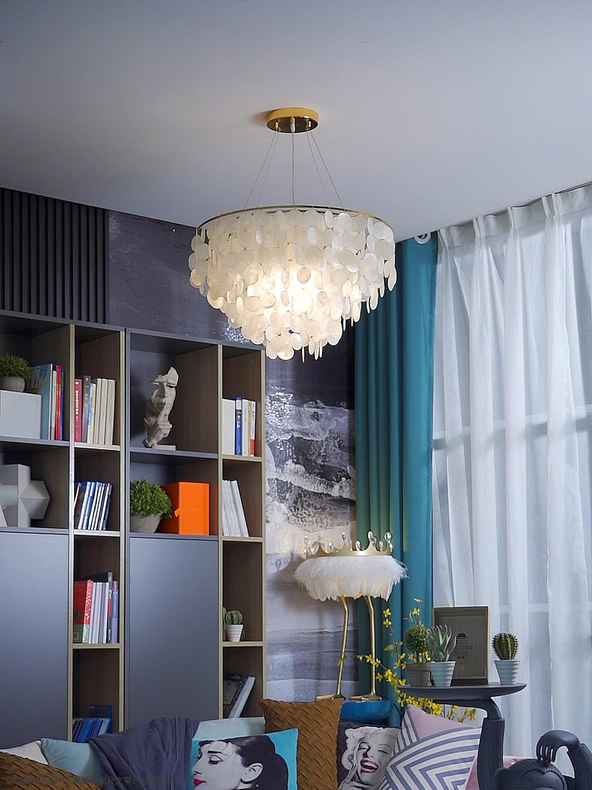 shell-wind-chime-chandelier
