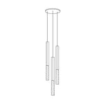 Shine Vertical Plumage Suspension
