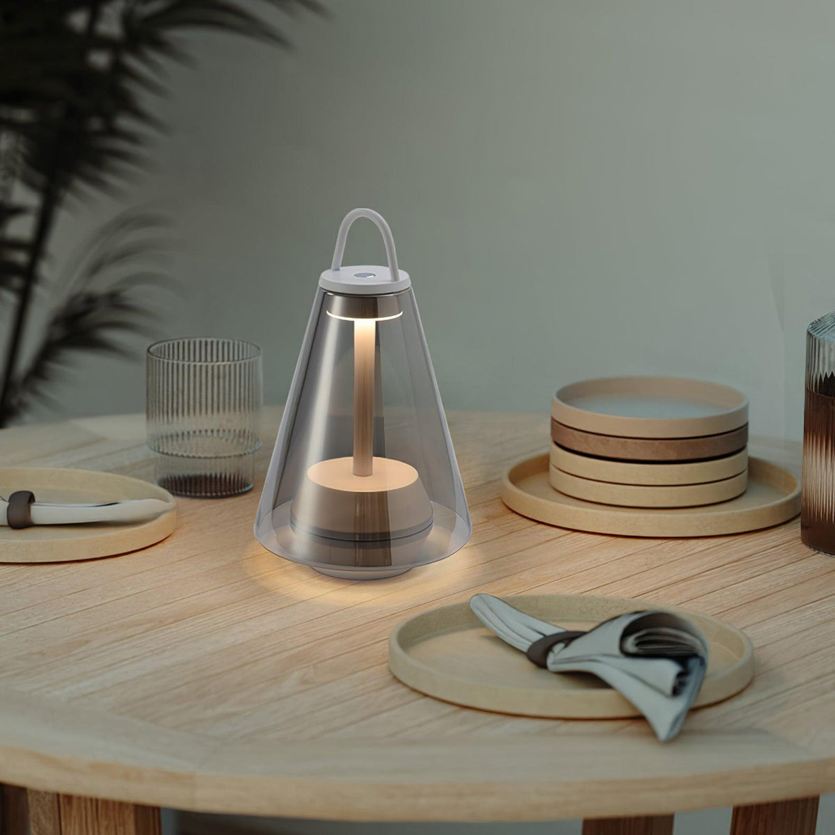 Shuttle Built In Battery Table Lamp