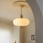 Silka Pendant Light – Modern Silk Cocoon Shade, Designer Ceiling Lamp