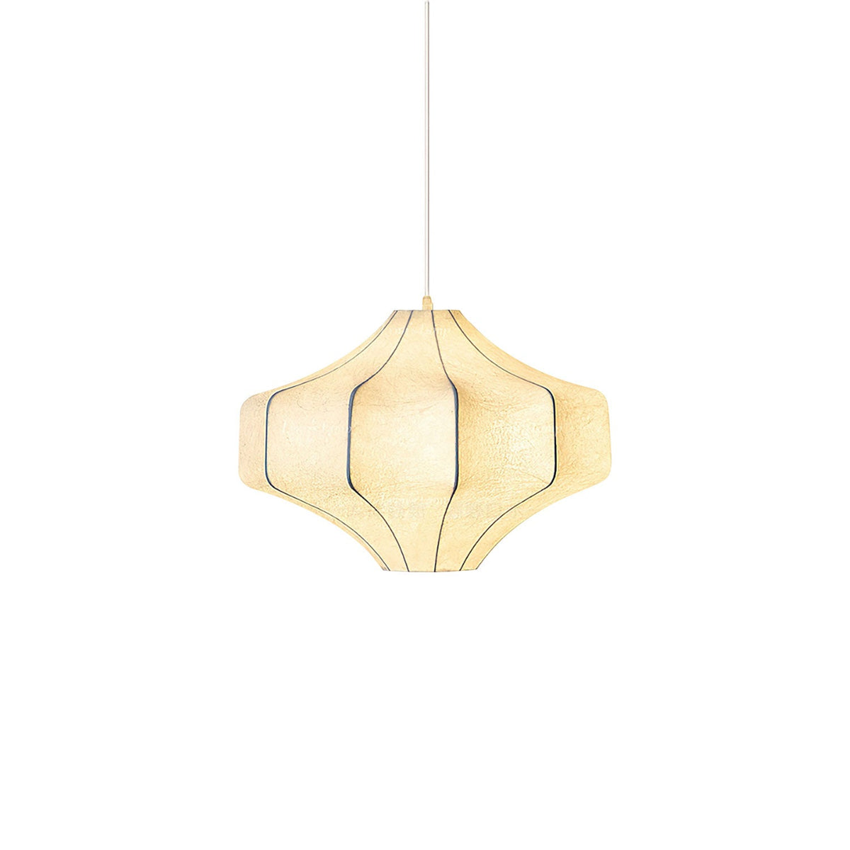 Silken Aura Silk Pendant Light – Handcrafted Modern Lantern for Dining & Living