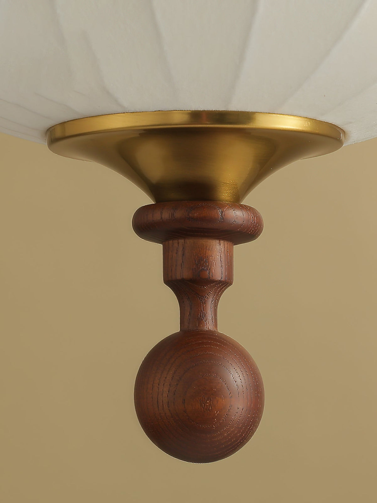 Silvara Silk Pendant Light with Wood Accents for Dining and Living Spaces