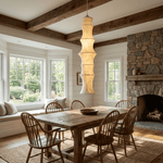 Silvara Cocoon Pendant Light – Handcrafted Mulberry Silk Modern Pendant Lamp