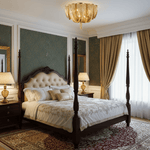 Cascading Chain Tassel Ceiling Light in Silver or Gold