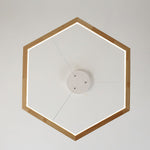 Simple Geometric Wooden Pendant Light