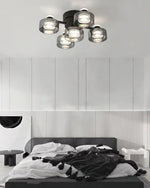 Simple Round Copper Ceiling Lamp