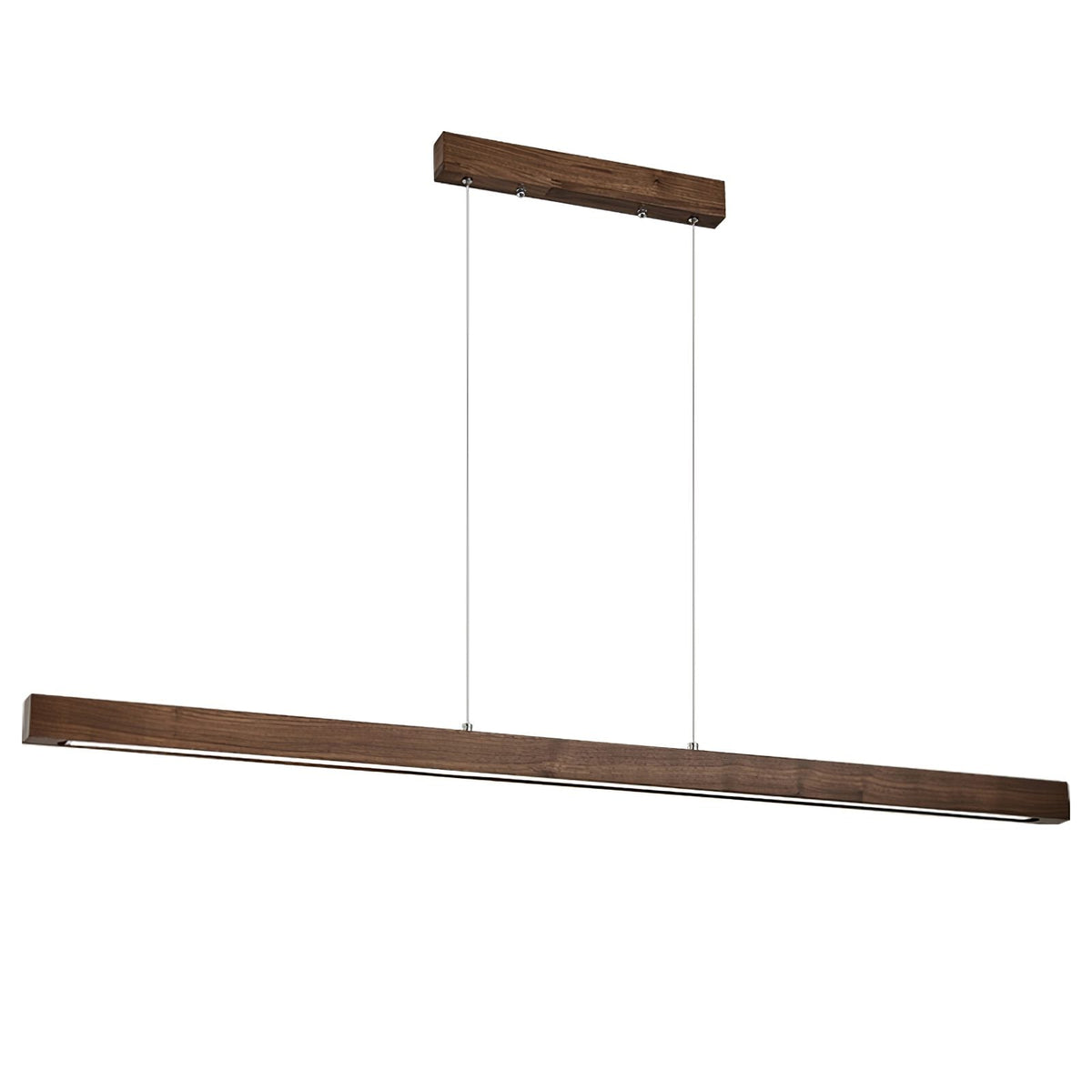 Simple Walnut Led Pendant Light