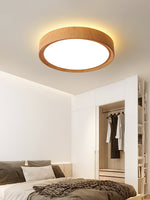 Simple Wood Grain LED Ceiling Light