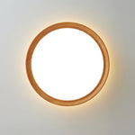 Simple Wood Grain LED Ceiling Light