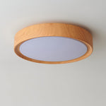 Simple Wood Grain LED Ceiling Light