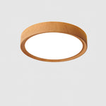 Simple Wood Grain LED Ceiling Light