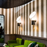 Sketch Line Wall Sconce – Minimalist Designer Wall Light in Black & White