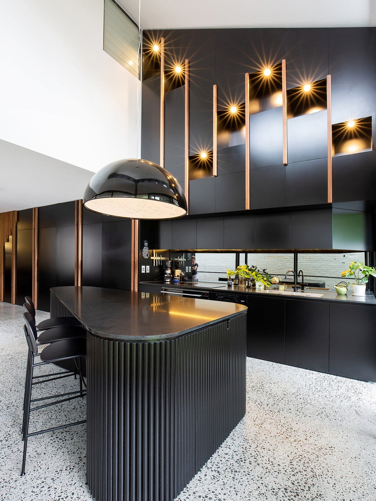 Hemisfera Plaster Pendant Light — Designer Hemisphere Suspension Lamp