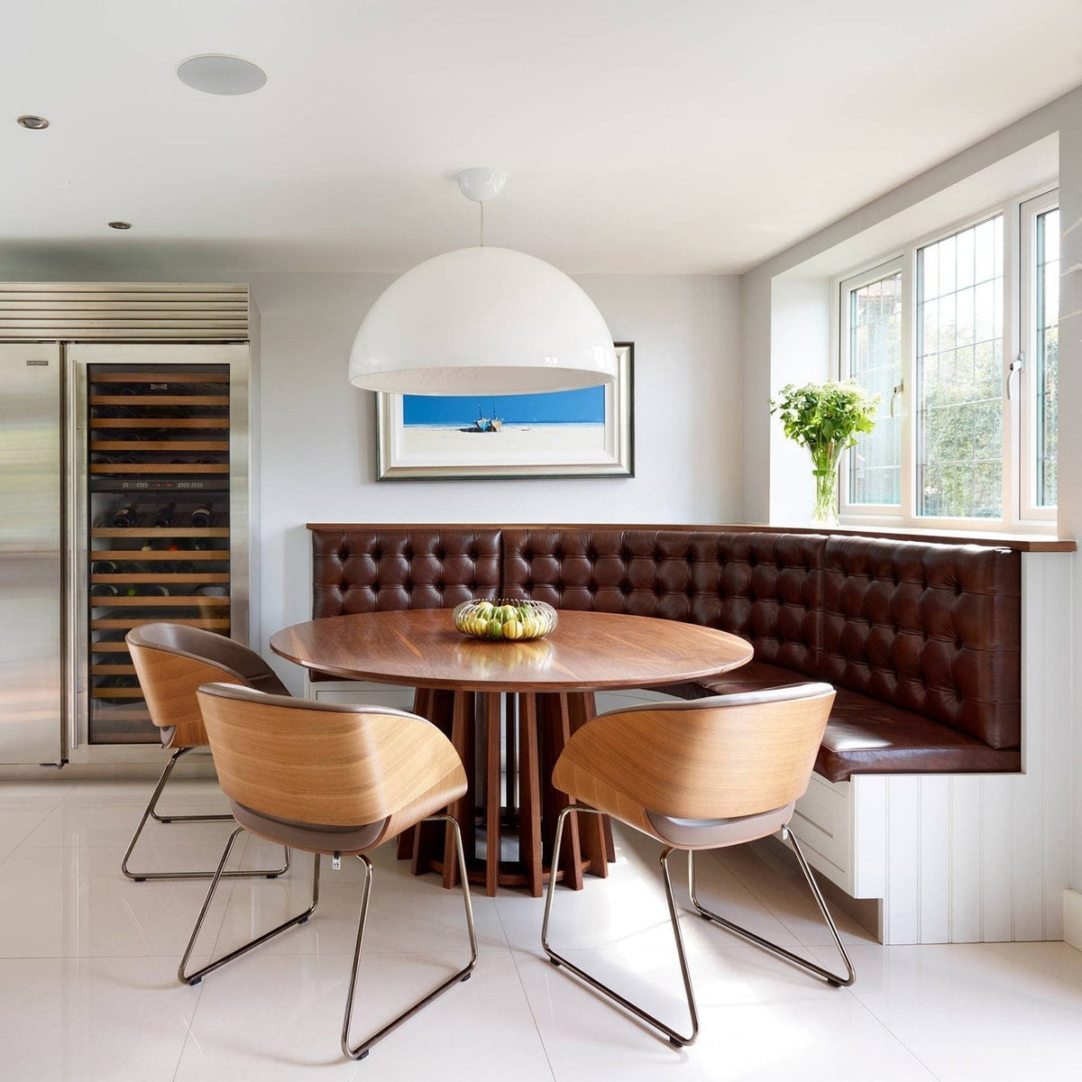 Hemisfera Plaster Pendant Light — Designer Hemisphere Suspension Lamp