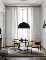 Hemisfera Plaster Pendant Light — Designer Hemisphere Suspension Lamp