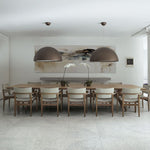 Hemisfera Plaster Pendant Light — Designer Hemisphere Suspension Lamp