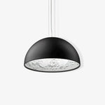 Hemisfera Plaster Pendant Light — Designer Hemisphere Suspension Lamp