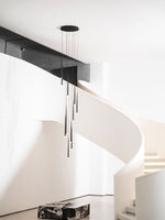 diy-slender-cone-chandelier
