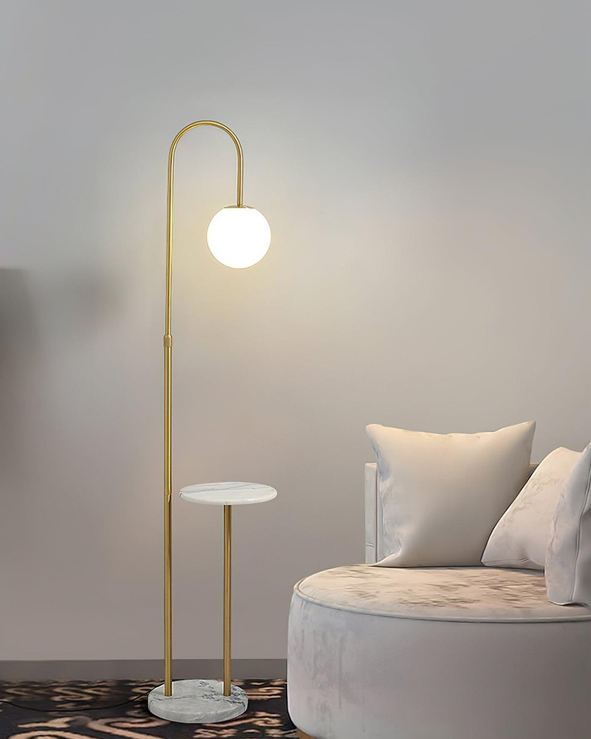 Small Bubble Table Floor Lamp