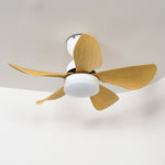Arilia 29" LED Ceiling Fan Light with Walnut Blades