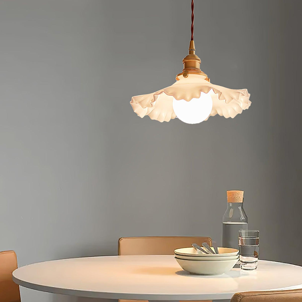 Small Floral Pendant Lamp