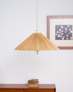 Tynellia Pendant Light – Natural Bamboo & Brass Nordic Pendant Lamp